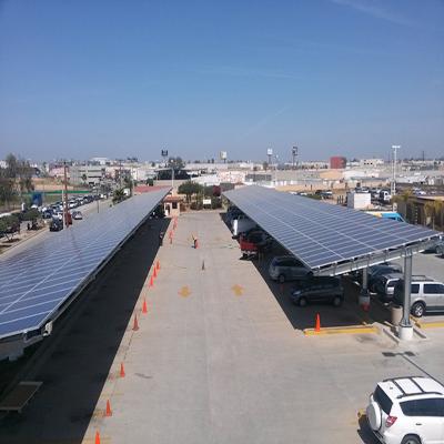 China Low MOQ Household Steel Structure Commercial Car Park Supports Solar Panel Parks Solar Panel Car Park 8/20/32kw for sale