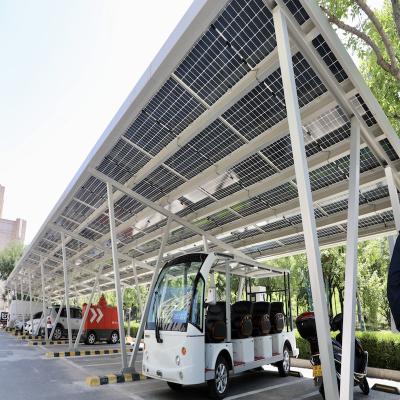 China Aluminum Alloy Frame Supports Custom Outdoor Park Solar Parking Lot TSP-F-XX-AL for sale