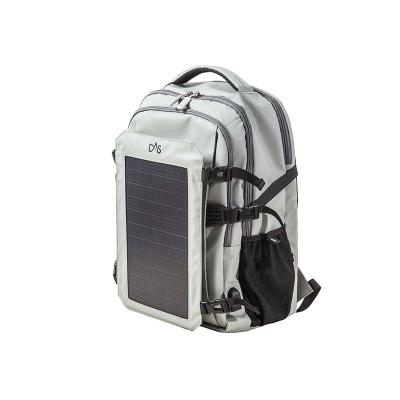 China With Peak USB Men's Backpack Solar Smart Bag Solar Panel Power Battery Outdoor Backpack With USB Charging Port for sale