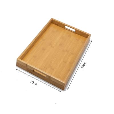 China Eco-Freindly Hot Sale Bamboo Wooden Flat Ears Serving Tray - Small Tray for sale