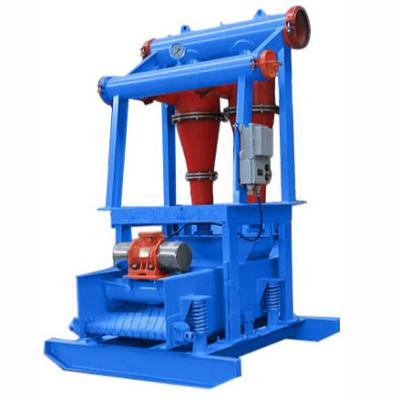 China Wear resistant cast iron mud desander which is available for cyclone wellhead support use with shale shaker its capacity is 100 for sale