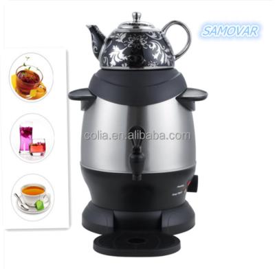 China Rotating samovar 5L Russia tea samovar Iranian electric tea maker sustainable electric heat preservation for sale