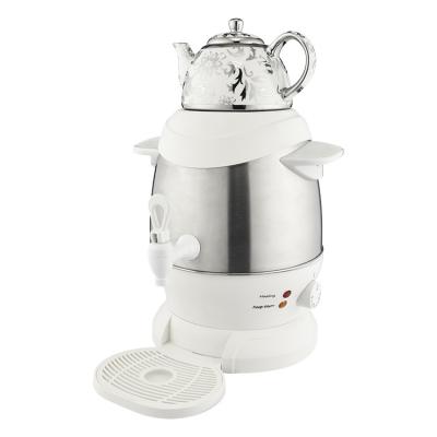 China Hotel Electric Samovar Electric Samovar Tea Maker Kettle Stainless Steel Turkish Samovar for sale