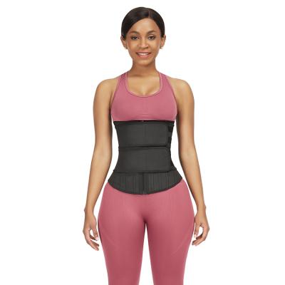 China Wholesale Price QUICK DRY 25 Belt Double Bone Latex Waist Trainer Women Shaper Waist Trainer Private Label Steel Trainer for sale