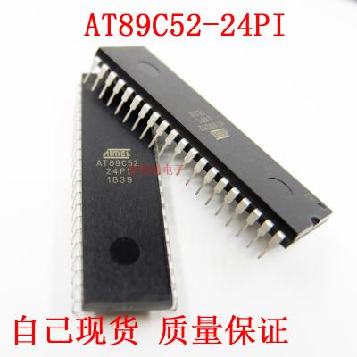 China AT89C52-24PI AT89C52-24PC C51 Chip Microcomputer MCU ATMEL Single Original AT89C52-24PI AT89C52-24PI Spot Goods for sale