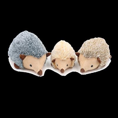 China Lifelike Realistic Squeaky Soft Dog Toys Plush Hedgehog S/M/L Size Hot Selling for sale