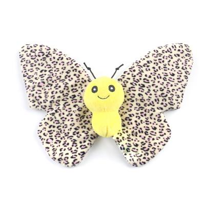 China Stuffed Plush Dog Toy Butterfly Shape Dog Toys Highly Popular Viable Wholesale For Pet Play for sale