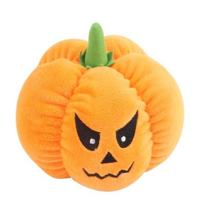 China Viable Design Dog Toy Vegetable Style Pumpkin Dog Toy Factory Plush For Pet for sale