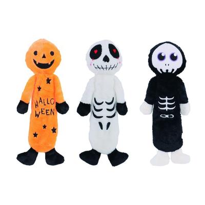 China Viable Lean Plush Soft Pet Chew Halloween Dog Squeaky Toys for sale