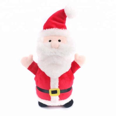 China Sustainable Christmas Santa Pet Toys Products With Squeaker For Dog Chew for sale