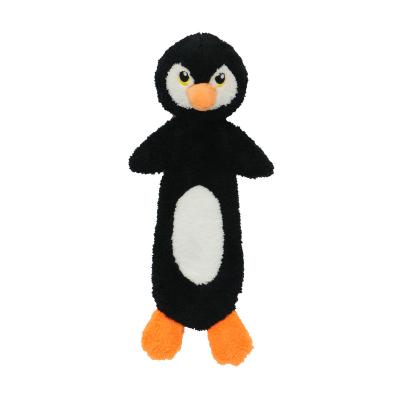 China 2020 Shu Velveteen Christmas Puppy Pet Viable Dog Squeaky Plush Toy: Santa Claus Penguin Reindeer for sale