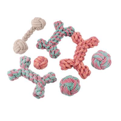 China Indestructible Pet Toy Dog Toys Viable Christmas Cotton Chew Rope for sale