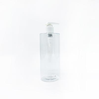 China Wholesale 500Ml Bath Shampoo Pump Bottle Custom Cosmetic Clear Plastic Packaging Pet Dispenser Bottle for sale