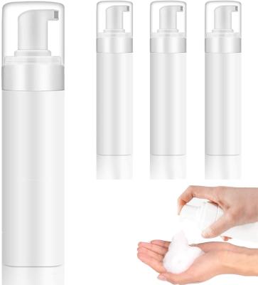 China 120Ml 150Ml 200Ml 450Ml Foam Lotion Pump Bottle Cosmetic Empty White Plastic Skin Care Pump Bottle for sale