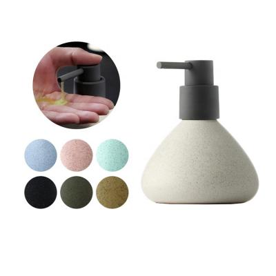 China Stocked Wholesale Custom Ceramic Emulsion Dispenser For Hand Wash And Bathroom Decoration for sale