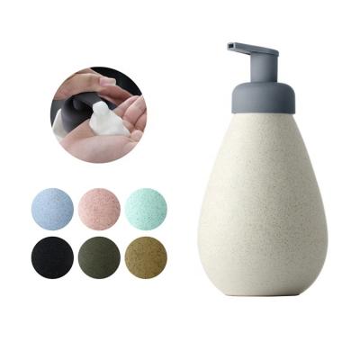 China Ceramic Foam Soap Dispenser Factory Price Bathroom Accessories Foam Soap Dispenser for sale