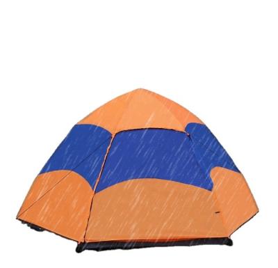 China Fully Automatic Hexagon Shape Large Opening Space 4 Person Ventilated And Breathable Water Proof Comfortable Tent For Family Travel for sale