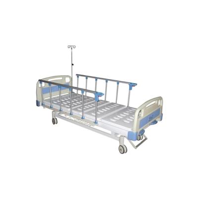 China Cheap Medical Equipment Hospital Furniture 2-Crank Patient Nursing Hospital Manual Hospital Bed for sale