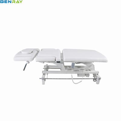 China Beauty Salon /Massage/Physiotherapy BR-MB05V Two Linak Motors Electric Physiotherapy Table Beauty Salon Tattoo Massage Facial Bed for sale