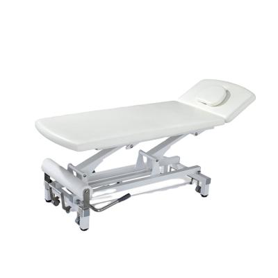 China Best Commercial Folding Hydraulic Facial Metal Massage Bed Beauty BR-MB12 for sale