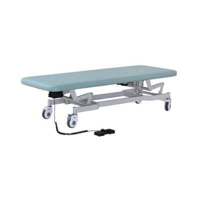 China China Manufacturer Hospital China Supplier Modern Electric Emergency Inpatient Used Powder-Coated Steel Examination Table for sale