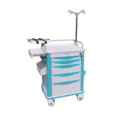 China Hot Sale Hosptial BR-ET005Medical Crash Cart Factory Price Inpatient Emergency Trolley for sale