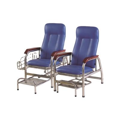 China Modern Good Quality China Made Hospital Medical Manufacturer Stainless Steel Metal Manual Material Infusion Chair for sale