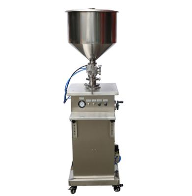 China 10-100ml Pneumatic Semi-automatic Cosmetic Products Paste Filling Machine Shampoo Cream Filling Machine for sale