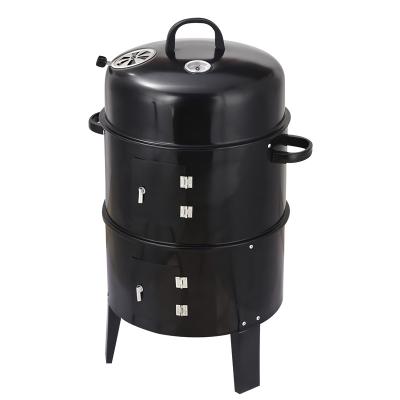 China Hot Selling Easily Assembled Three In One Bucket Detachable Gas Grill Multifunction Burger BBQ Charcoal Garden Shaped Parrillas Carbon for sale