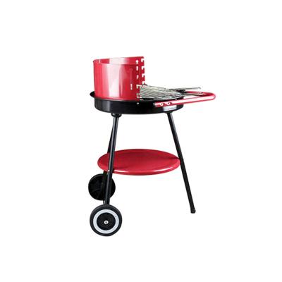 China Katlanir Without Set Eco-Friendly Easily Assembled Mangal With Two Wheels Concrete Ahumador De Carnes Cooking Camping Burger Grill for sale