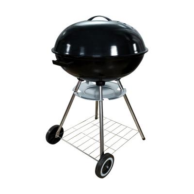 China Fashion Design Easily Assembled Camping Utensils Thickening And Glazed Coating 22 Inch Outdoor Grill Machine Barbecue Equipment for sale