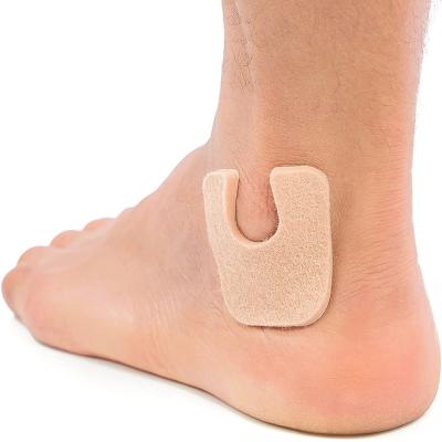 China Inside Shoe Adhesive U-Shaped Felt Callus Pads Protect Calluses From Rubbing On Shoes Reduce Foot And Heel Pain Self-Stick Pedi Cushions for sale