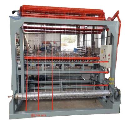 China Full automatic galvanized veldspan building material stores field fence making machine wire sheep fixed knot field fencing machine for sale