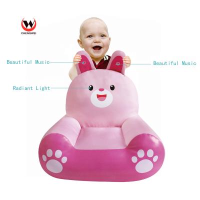 China Wholesale Leatherwear + Filled High Quality Cotton Music Music Chair Toy Children Software Baby Sofa For Children Sitting for sale