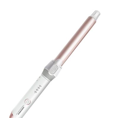 China 2021 Mermaid Professional Magic Silk Barrel Ceramic Rotary Wand Pro Deep Wave Rollers Hair Curler Curling Iron With PRI for sale