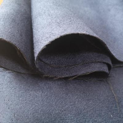 China Tear-Resistant 100% Polyester 58 Inch 160 Gsm Double Sides Brushed Suede Fabric For Garment Shoes for sale