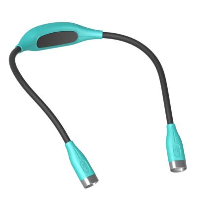 China Portable Creative Hot Selling Amazon Arm Rechargeable Flexible Neck Reading Light For Repairing Camping for sale