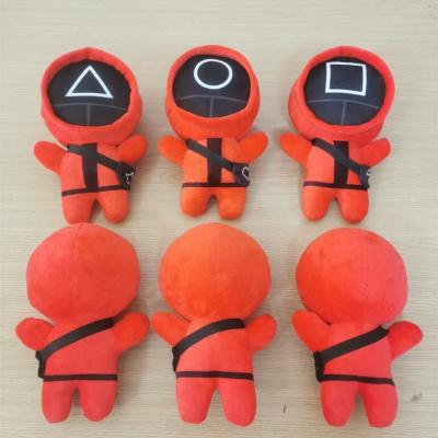 China Korea TV Popular Squid Game Hot Stuff Toys Cosplay Squid Game Handmade Plush Toy For Kids for sale