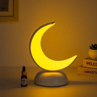 China Amazon Moon Night Lamp RoomWireless Modern Hot Selling Rechargeable Aromatherapy Night Light For Kids for sale