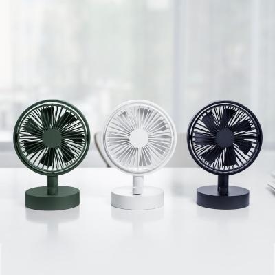 China Portable Mini Small Stand Fan Desk Fan Air Cooling Mini Size USB Rechargeable Table Fan with shakeble for sale