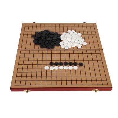 China Popular Weiqi Wooden Portable Tablet Go Travel Set Portable Foldable Chess Tablet Master Go Teaching Introduction Of Children Go Factory Outlet for sale