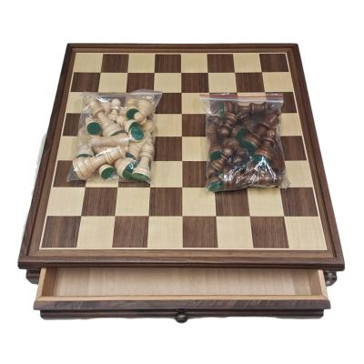 China From Gift Box Premium Handmade Chess Set Luxury Wooden Chess Set OEM Classic Indoor Board Games Magnetic Children's Chess Set for sale