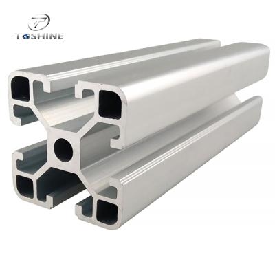 China Industry Automation 40 Series T Slot Structure Aluminum Profile 40 x 40 mm Tslot 40 x 40 Strut Aluminum Profile for sale