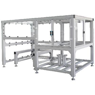 China Industry Automation System Customized Size Anodized Full Set Of Aluminum Profile Workbench Set for sale