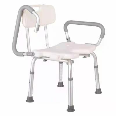 China New Design Adjustable Health Care Adjustable Shower Chair Used Bathing Chairs Bath Bench Assistive Device for sale