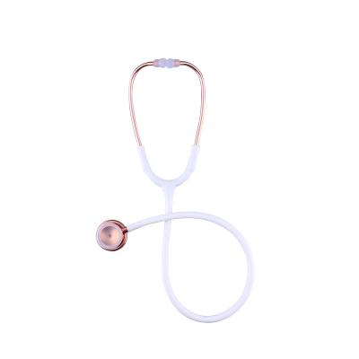 China Factory Supply Home Hospital Hospital Head Multicolor Rose Gold Pink Good Quality Premium Nurse and Doctor Double Stethoscope for sale