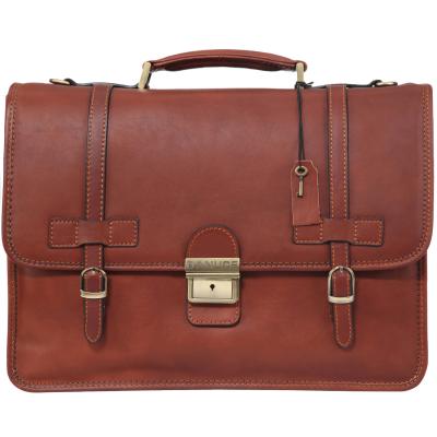 China New classic type of Banuce high quality roomy office bag leather briefcase large capacity for men for sale