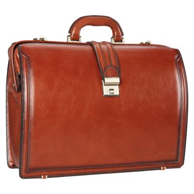 China Good quality classic hot sale light brown large volume custom laptop briefcase for sale