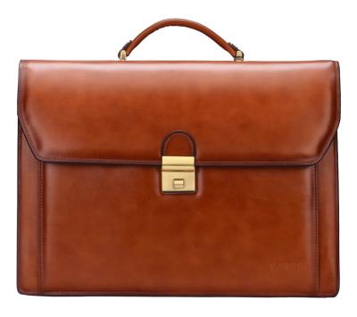 China Classic Large Messenger Bag Briefcase Imported Whip Leather Backpack for sale