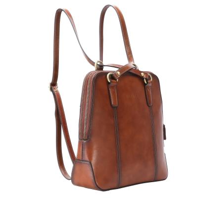 China Multifunctional Cotton Poly Twill Striping Material 0.74 Kg Weight Fashion Women Leather Backpack Purse for sale